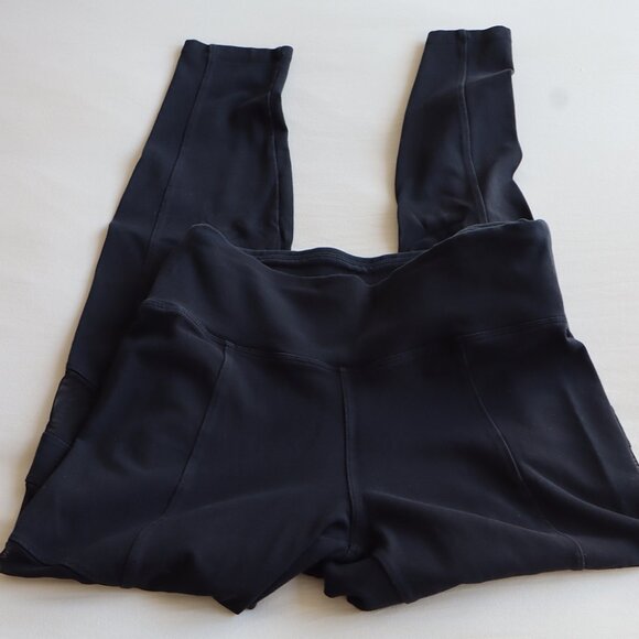 Express Black Mesh Leggings - Picture 2 of 6